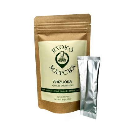 Ryokō Shizuoka Matcha On The Go Single Serve (15 Sticks)
